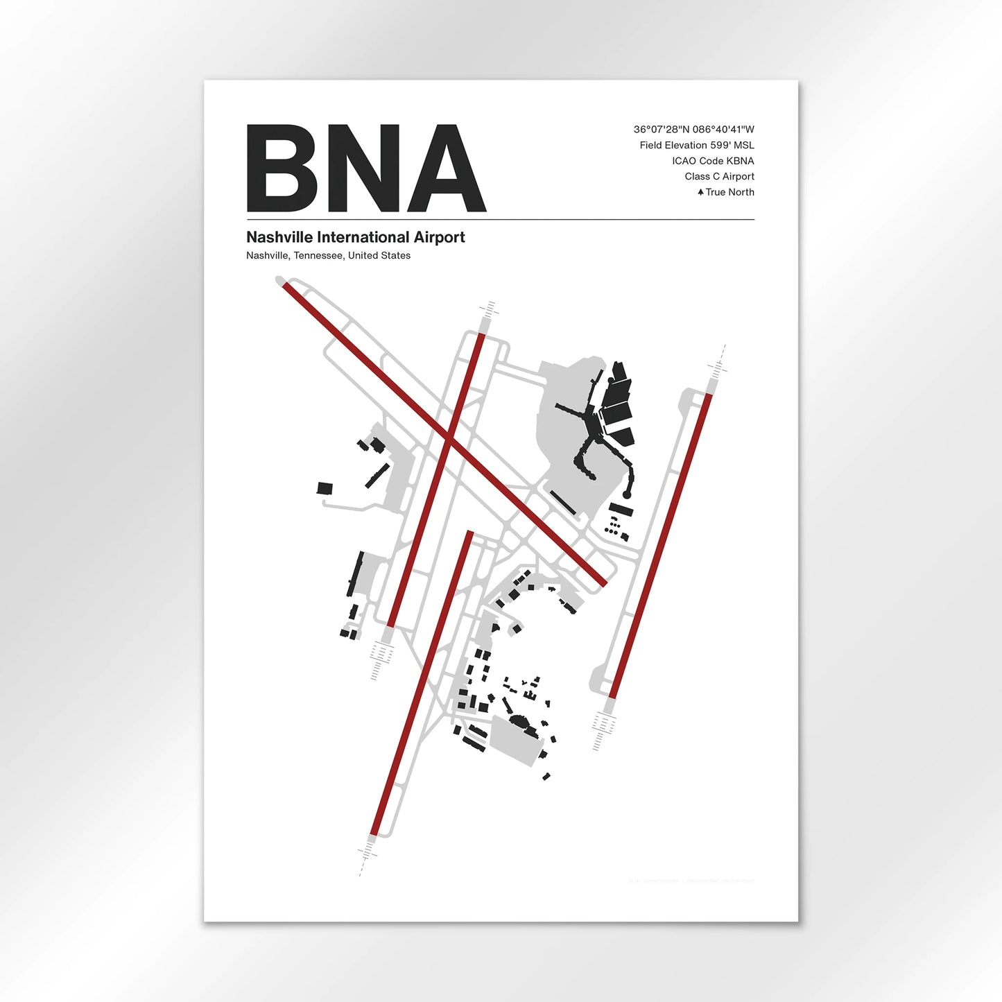 BNA Airport Diagram