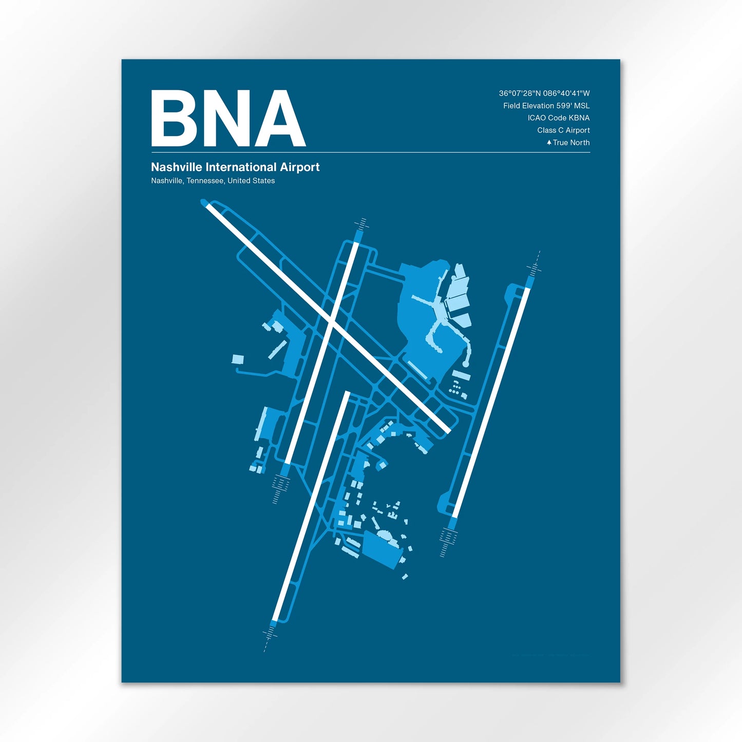 BNA Airport Diagram