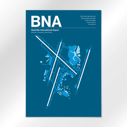 BNA Airport Diagram