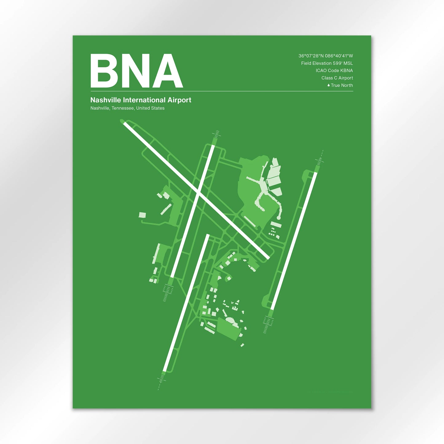 BNA Airport Diagram