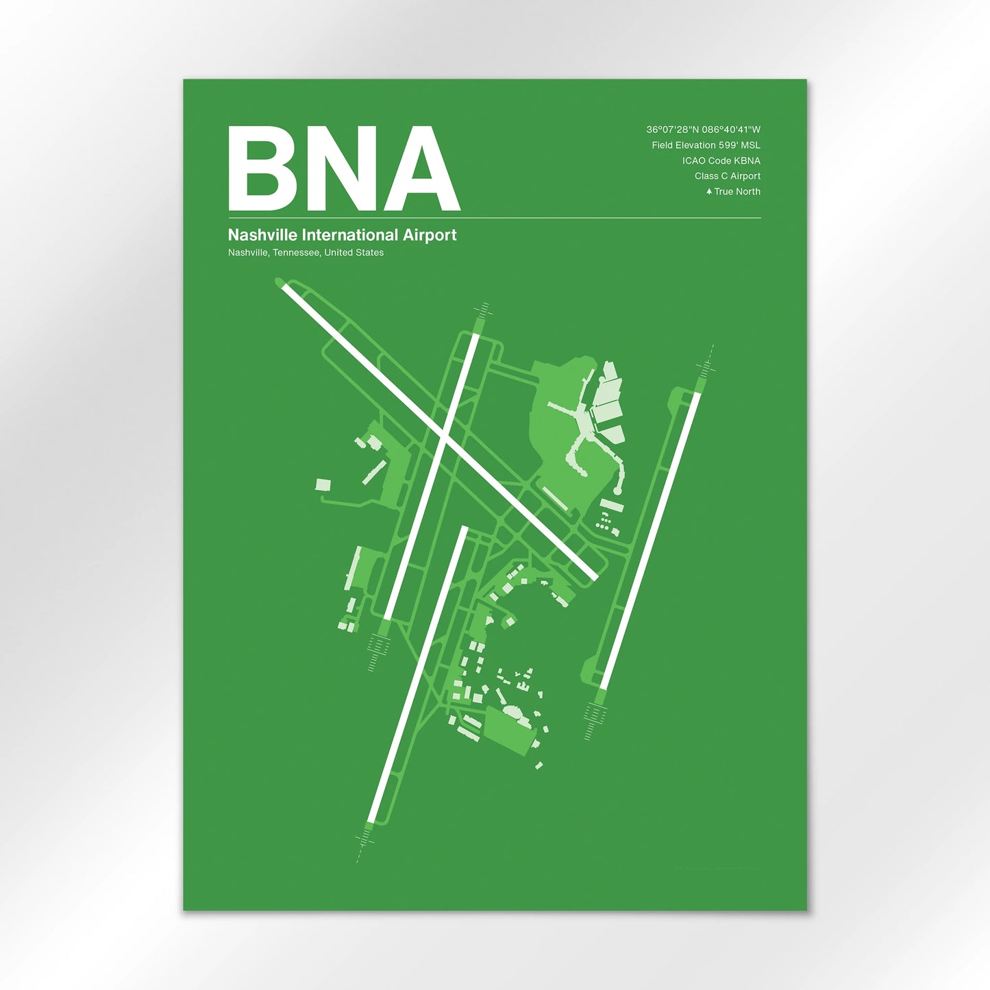 BNA Airport Diagram