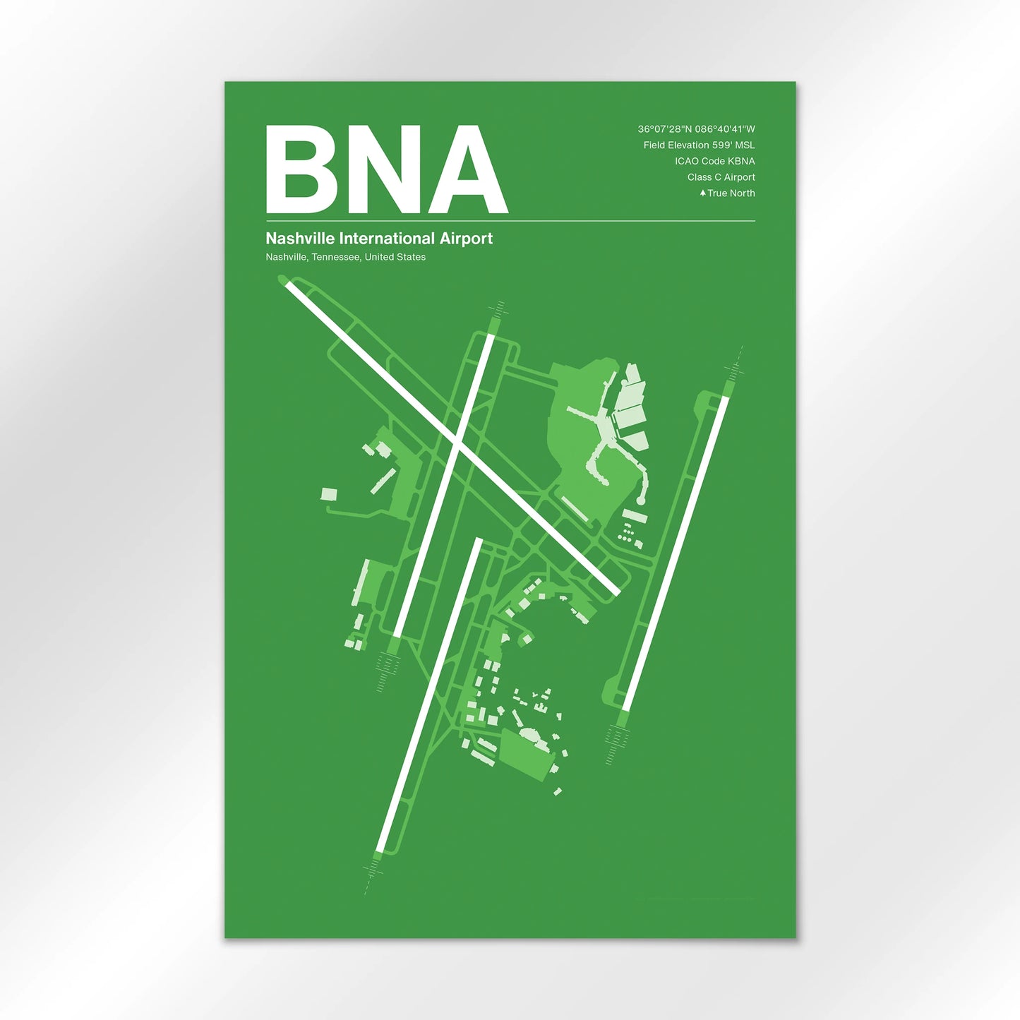 BNA Airport Diagram