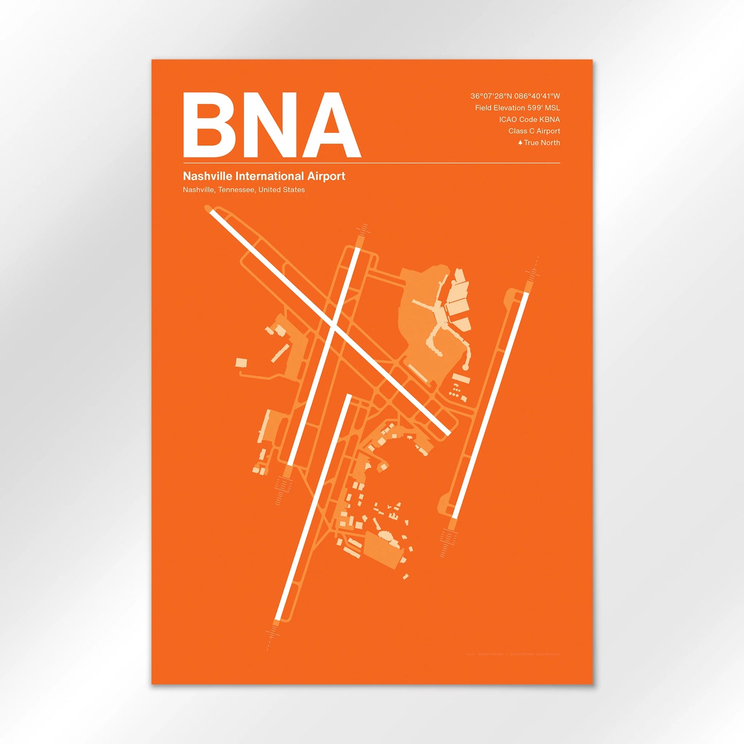 BNA Airport Diagram