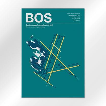 BOS | Boston - Mid - Century Moss - A2 - No Frame