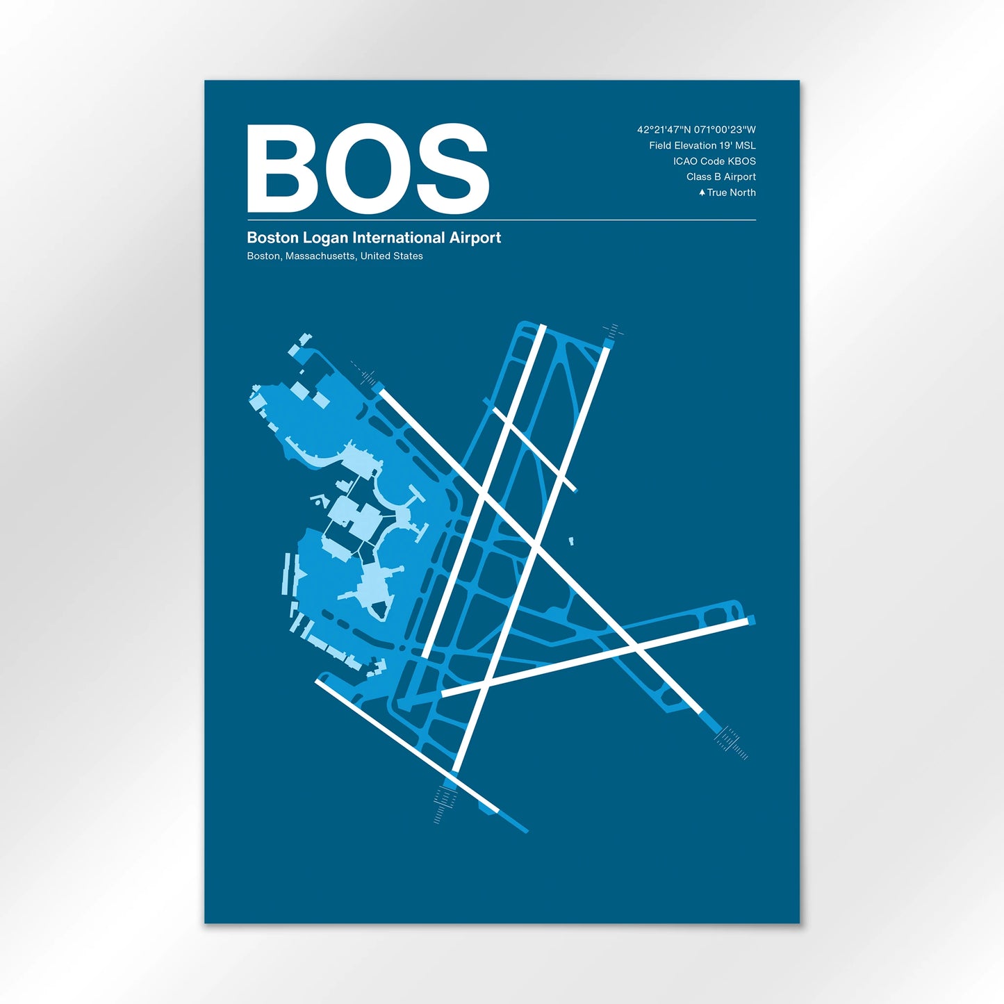 BOS | Boston - Skyline Blue - A1 - No Frame