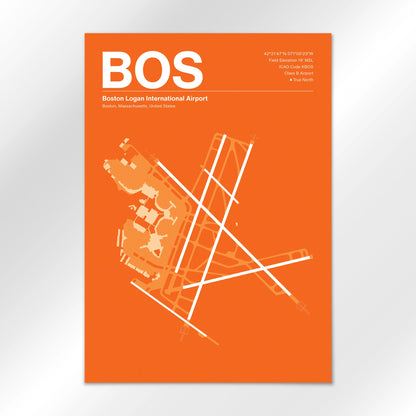 BOS | Boston - Sunset Orange - A1 - No Frame