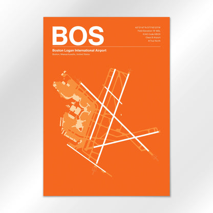 BOS | Boston - Sunset Orange - A2 - No Frame