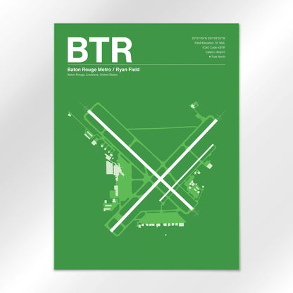 BTR Airport Diagram