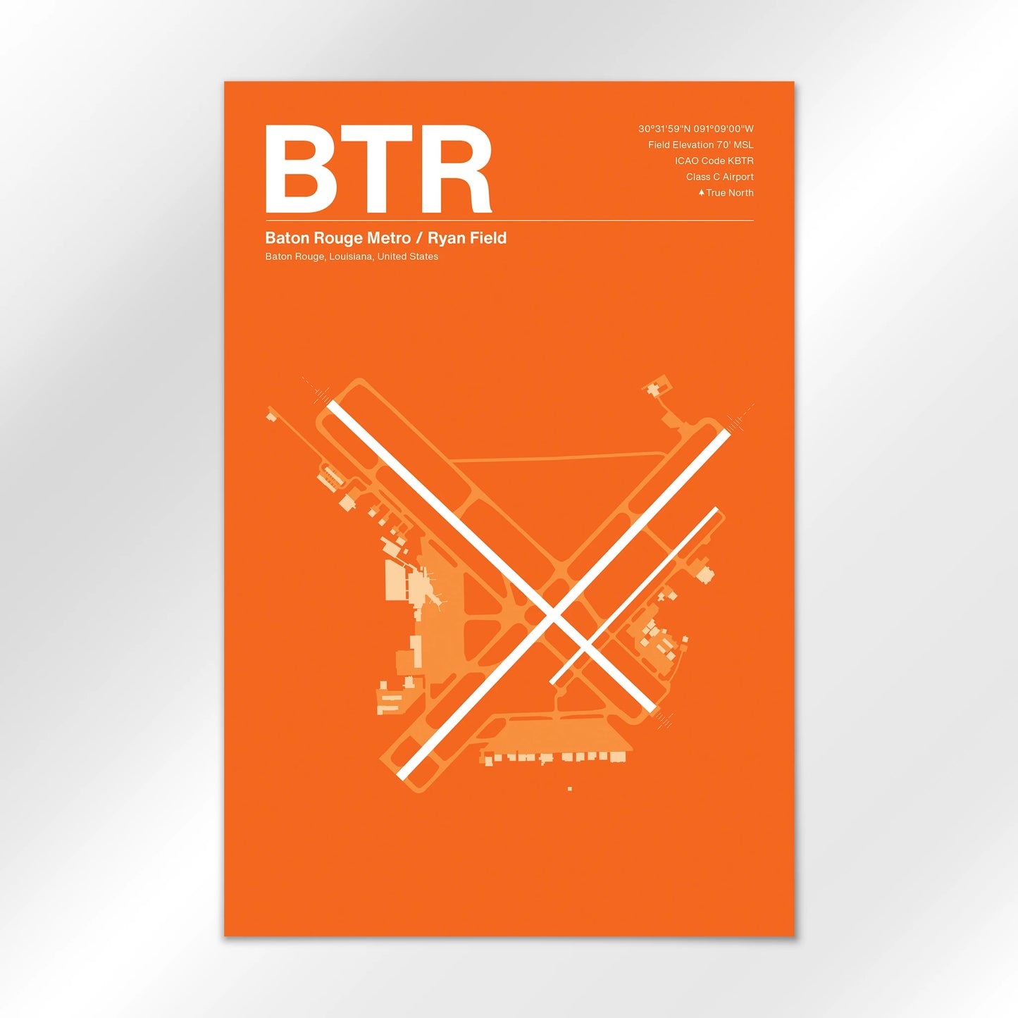 BTR Airport Diagram