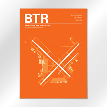 BTR Airport Diagram