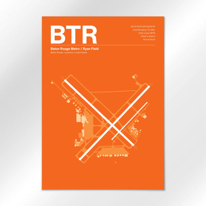 BTR Airport Diagram