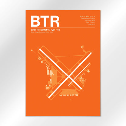 BTR Airport Diagram
