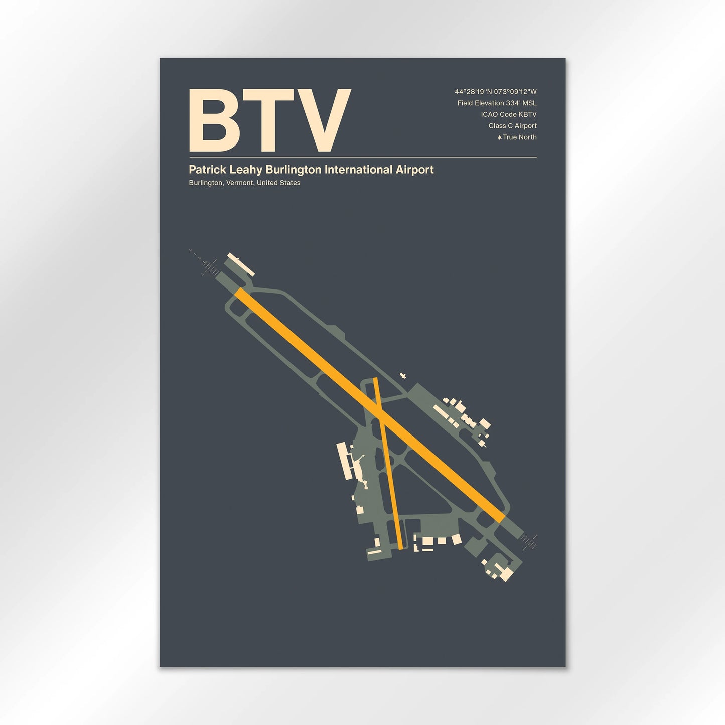 BTV Airport Diagram