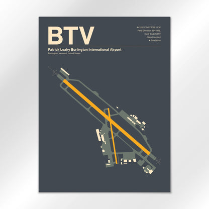 BTV Airport Diagram