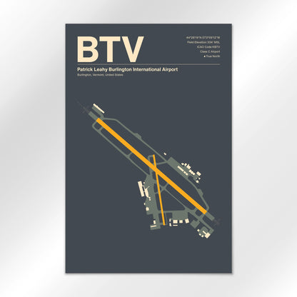 BTV Airport Diagram