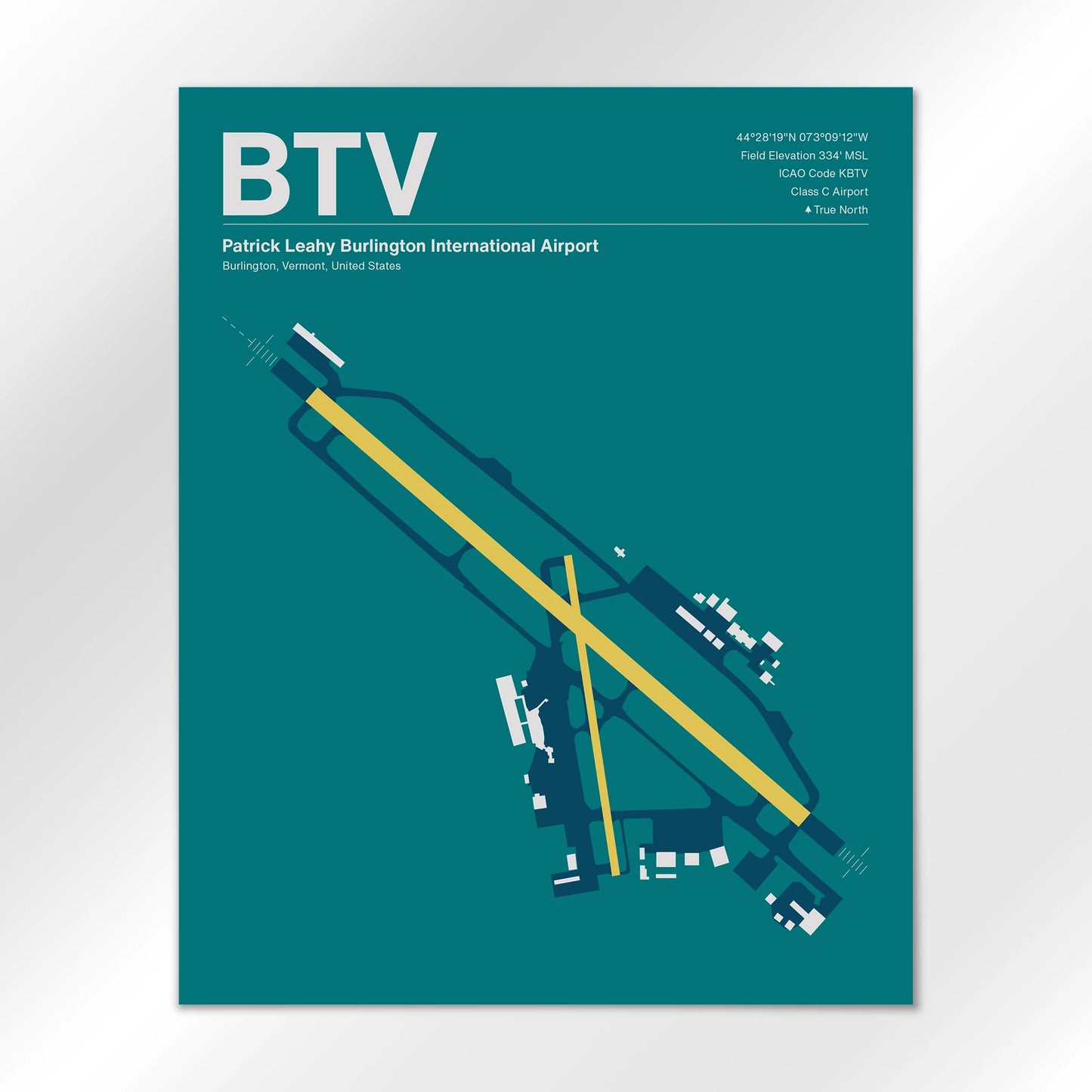 BTV Airport Diagram