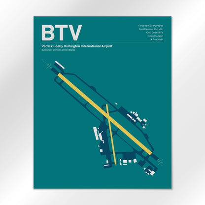 BTV Airport Diagram