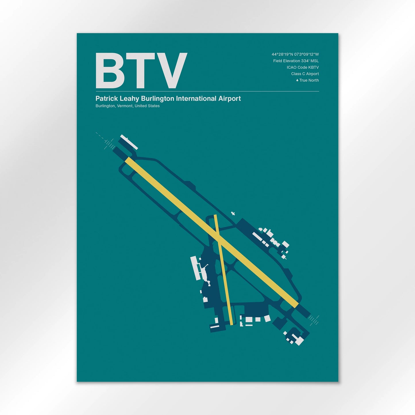 BTV Airport Diagram