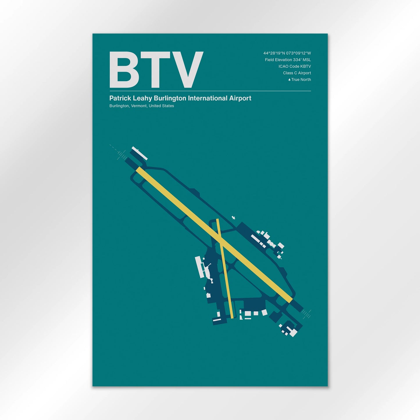 BTV Airport Diagram