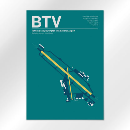 BTV Airport Diagram