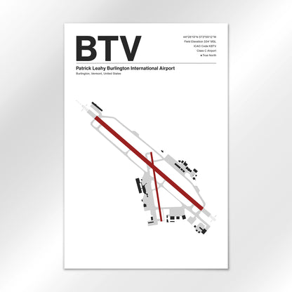 BTV Airport Diagram