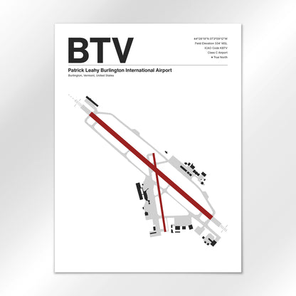 BTV Airport Diagram
