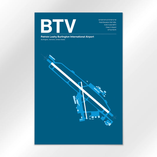 BTV Airport Diagram