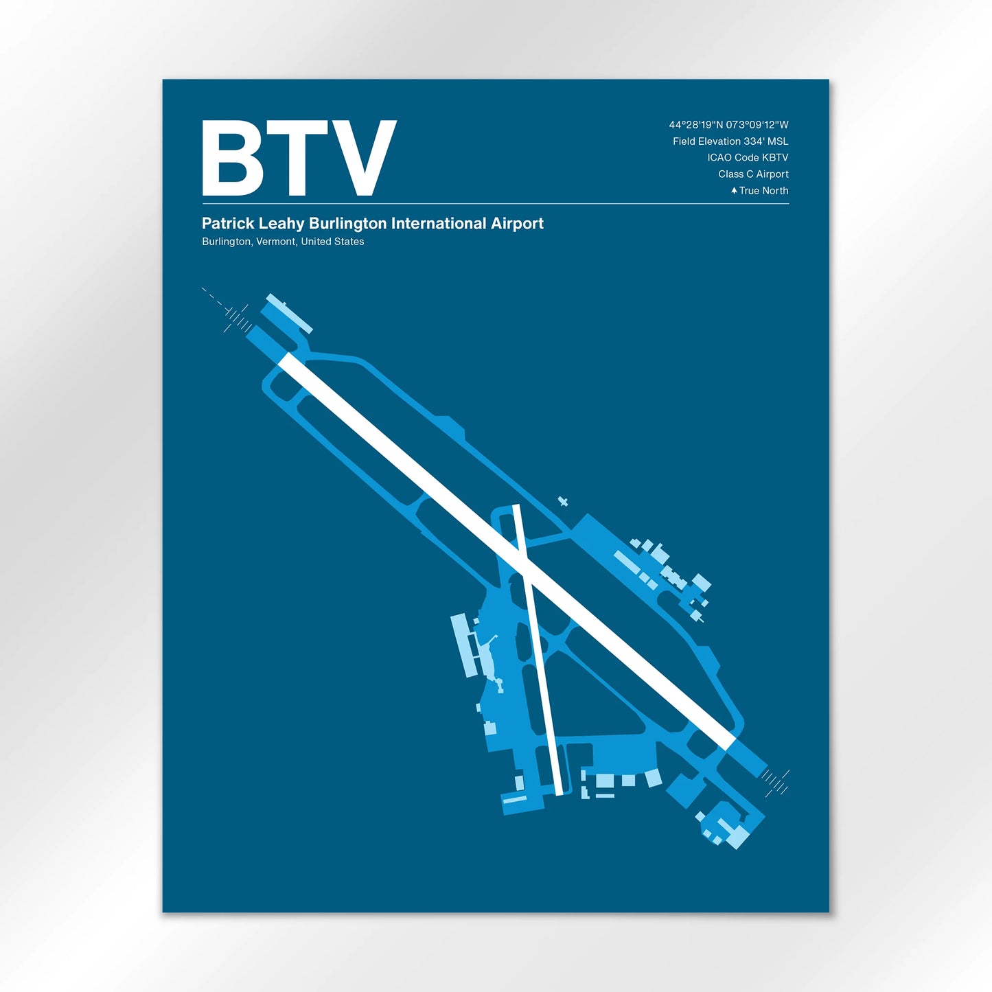 BTV Airport Diagram