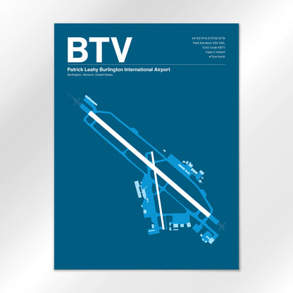 BTV Airport Diagram