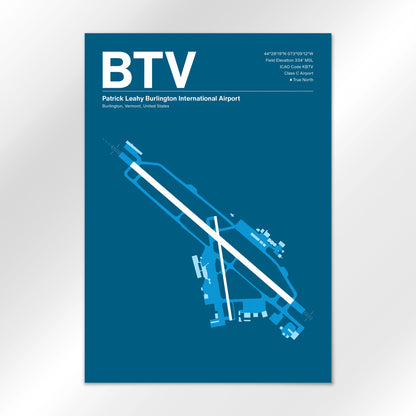 BTV Airport Diagram