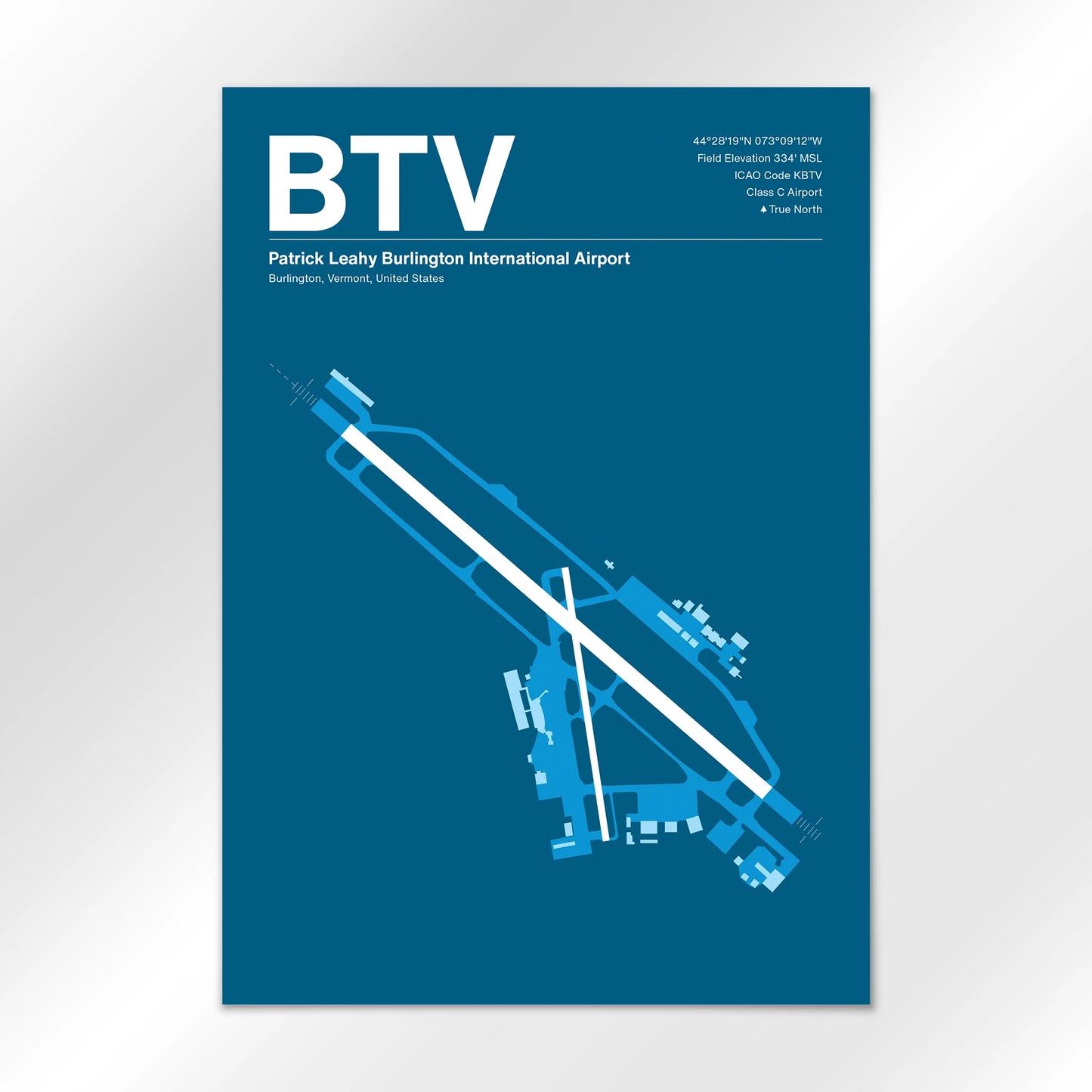 BTV Airport Diagram