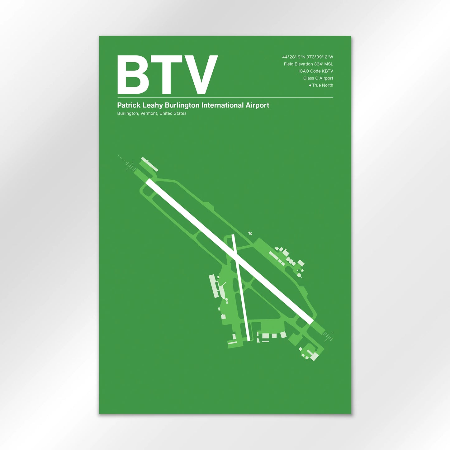 BTV Airport Diagram