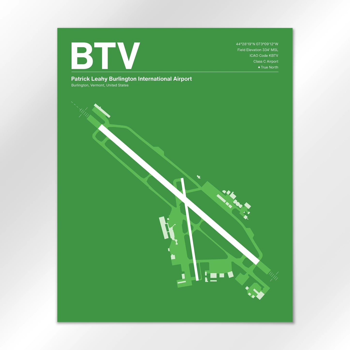 BTV Airport Diagram