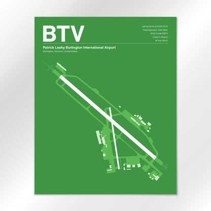 BTV Airport Diagram