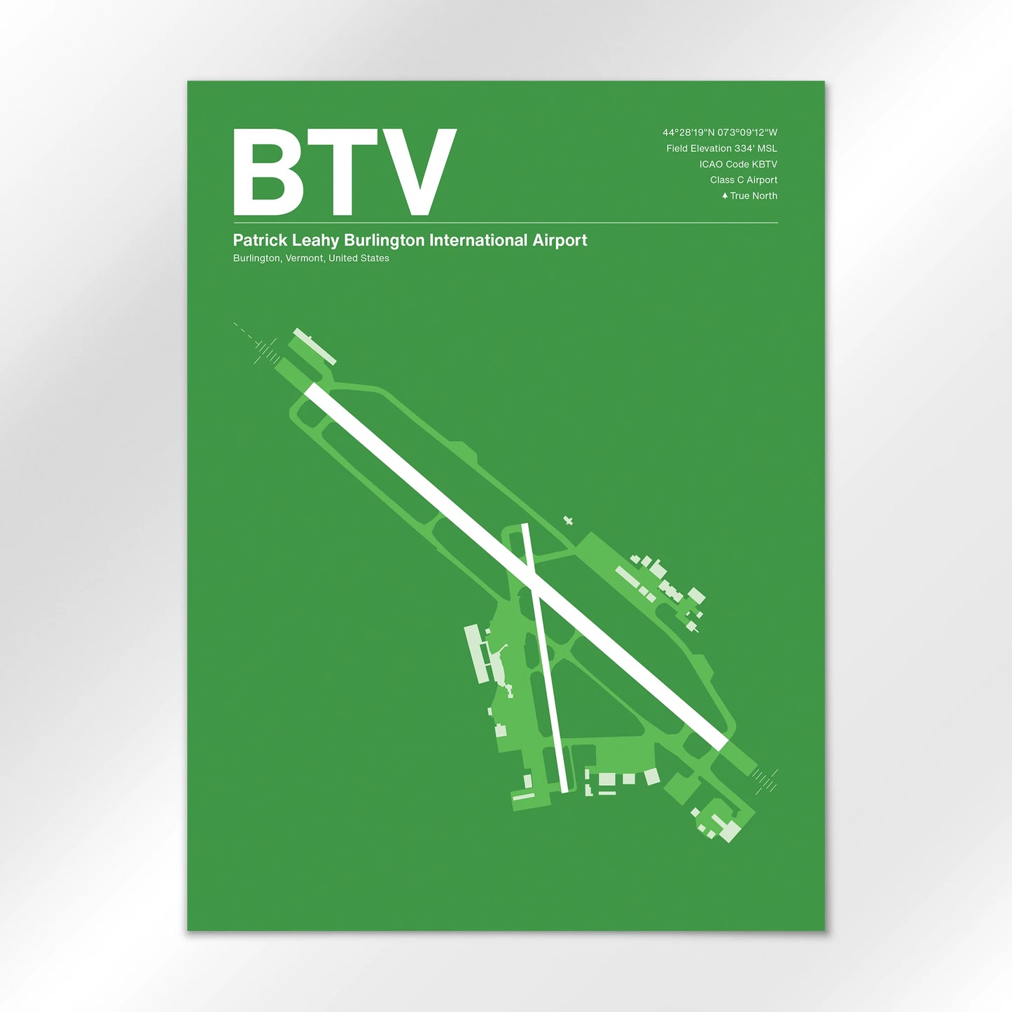 BTV Airport Diagram