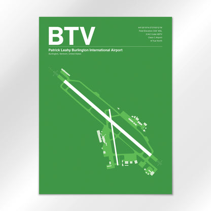 BTV Airport Diagram