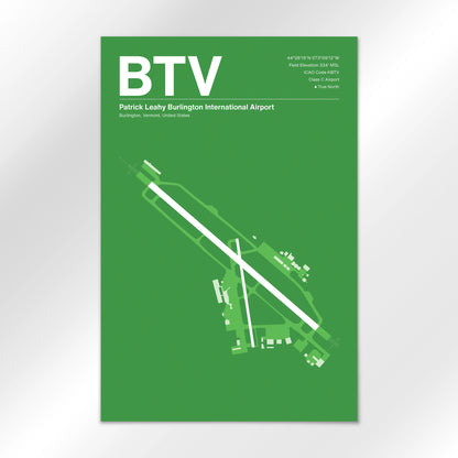 BTV Airport Diagram