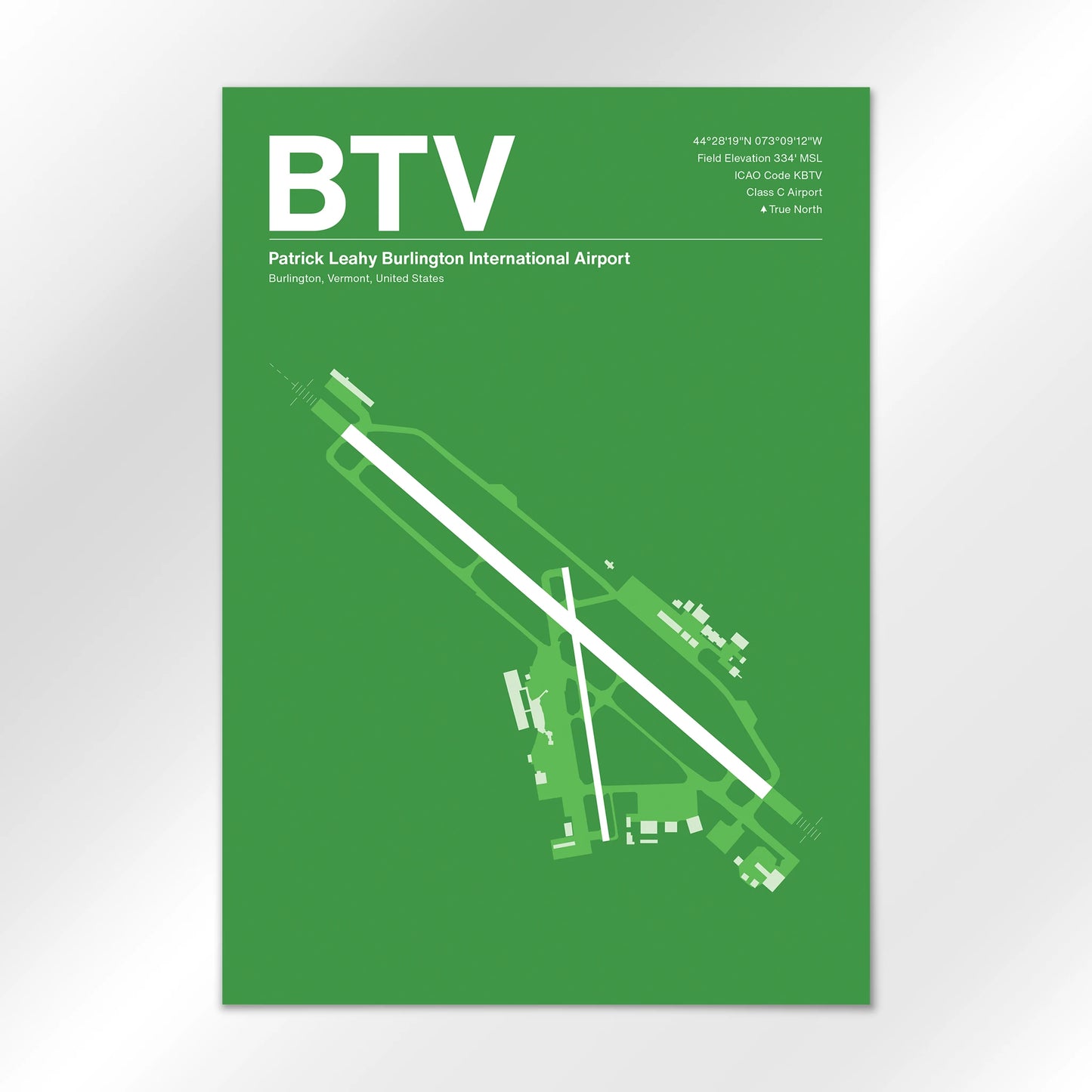 BTV Airport Diagram