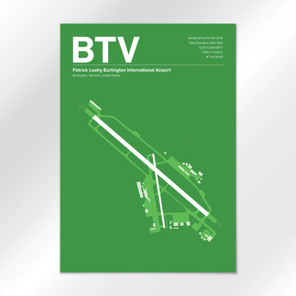 BTV Airport Diagram