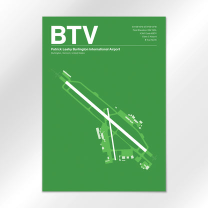 BTV Airport Diagram