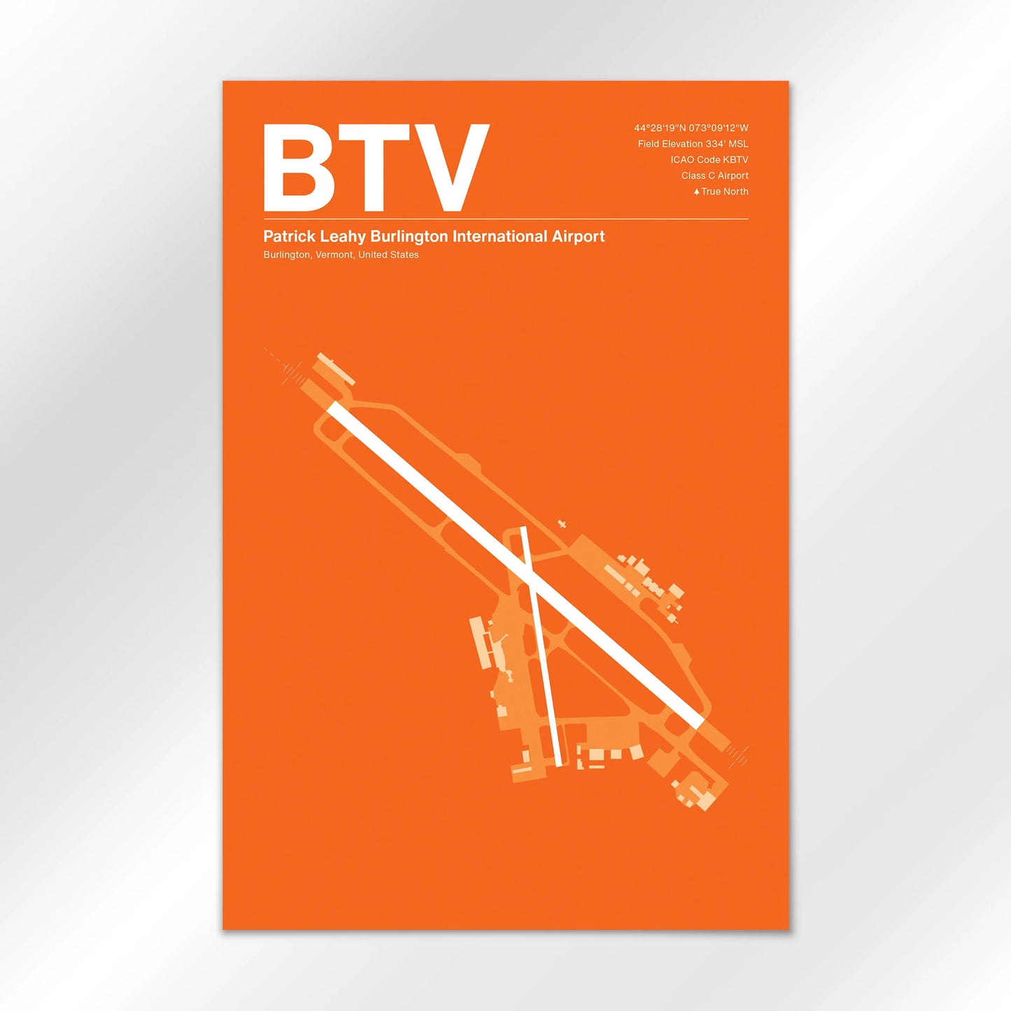 BTV Airport Diagram