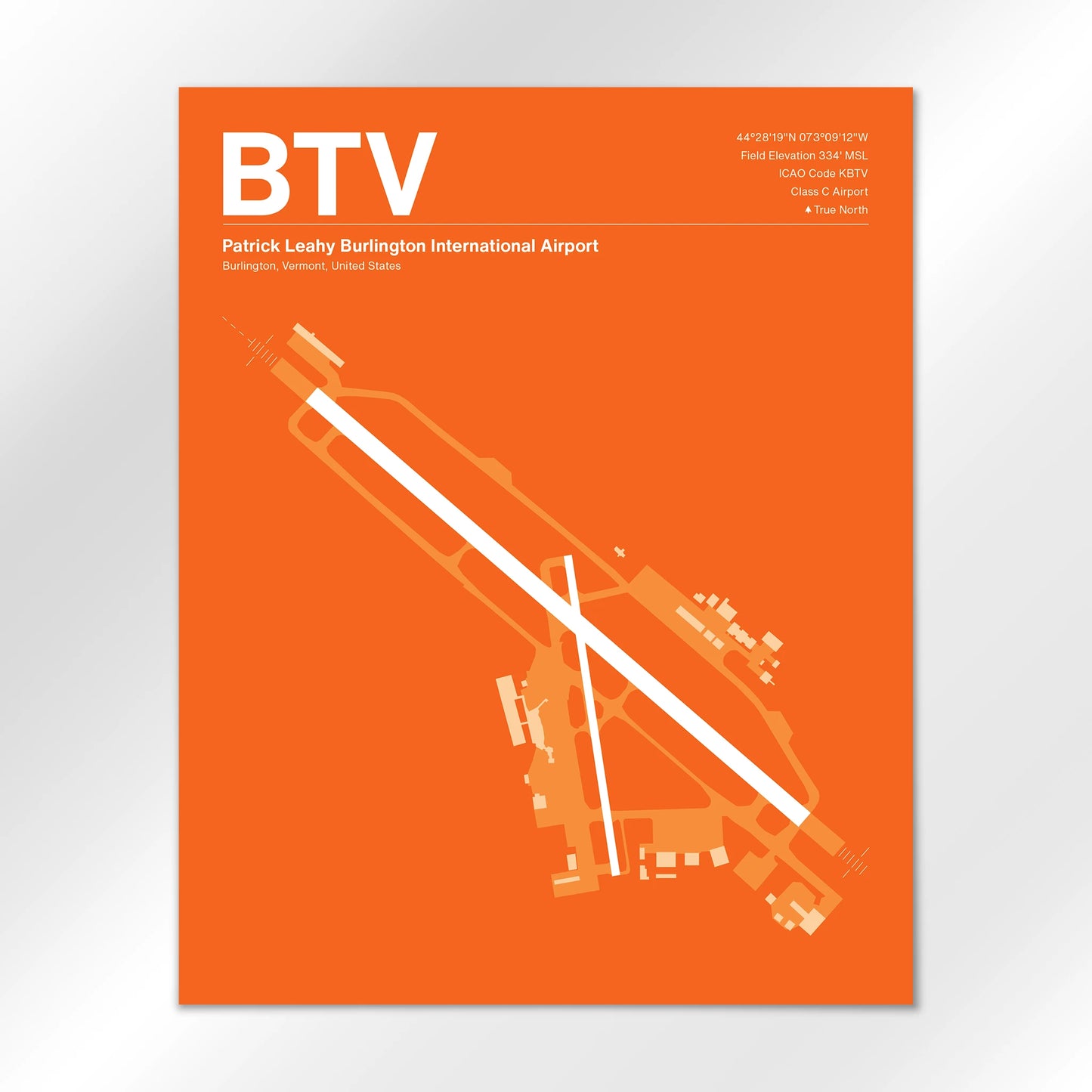 BTV Airport Diagram