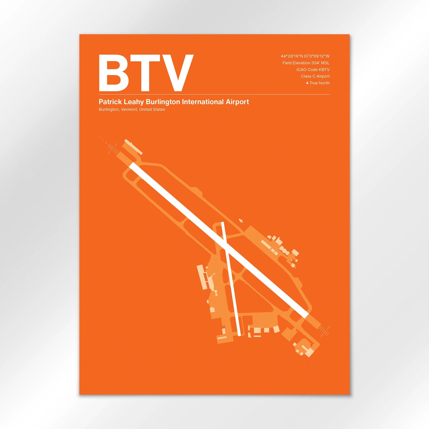 BTV Airport Diagram