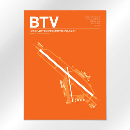 BTV Airport Diagram