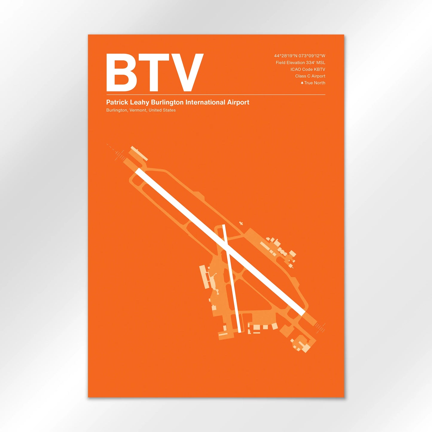 BTV Airport Diagram