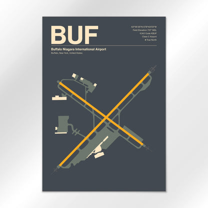 BUF | Buffalo - Mid - Century Slate - A1 - No Frame