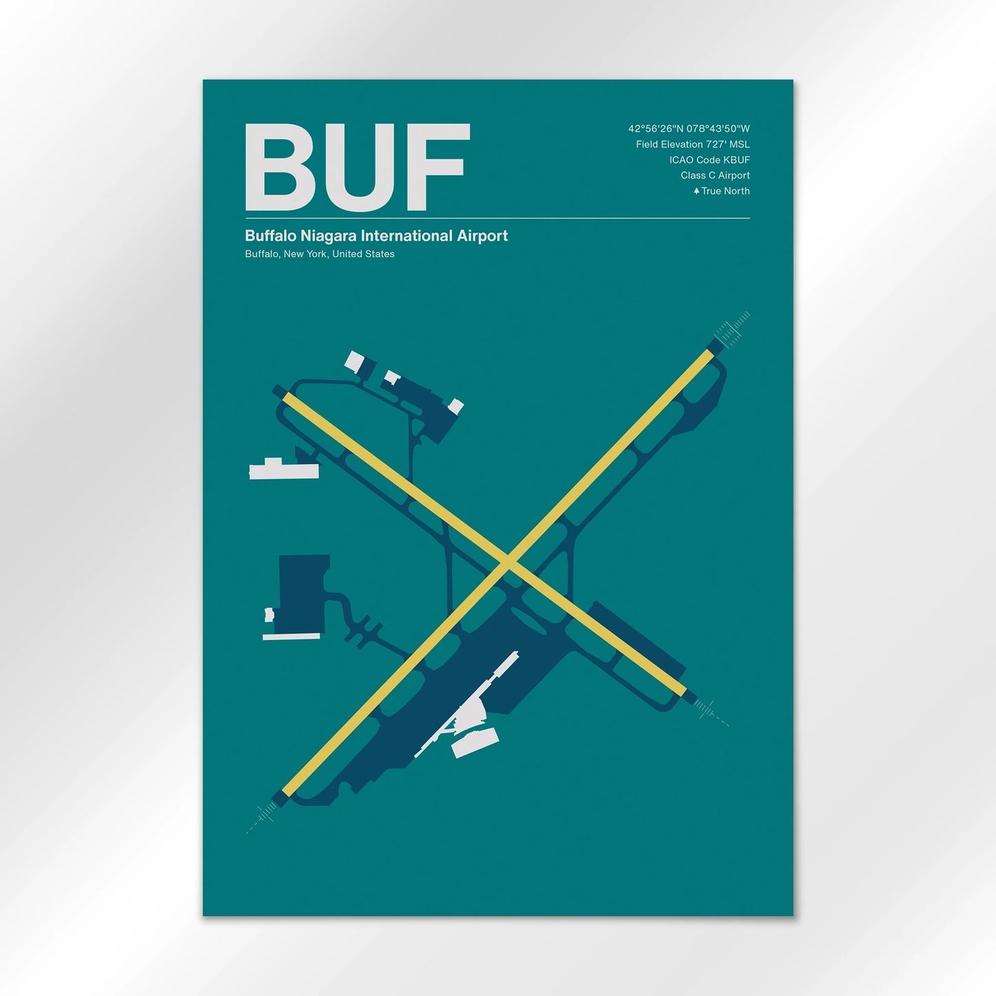 BUF | Buffalo - Mid - Century Moss - A1 - No Frame
