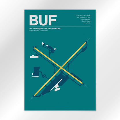 BUF | Buffalo - Mid - Century Moss - A2 - No Frame
