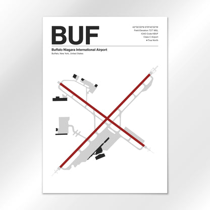 BUF | Buffalo - Mid - Century Modern - A1 - No Frame