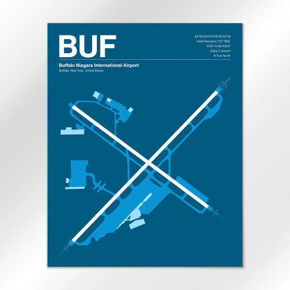 BUF | Buffalo - Skyline Blue - 16×20" - No Frame